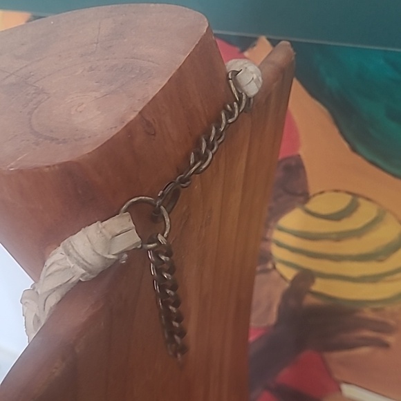 BOHEMIAN FRINGE BEADED NECKLACE WITH GLASS AND RESIN BEADS - Picture 8 of 12